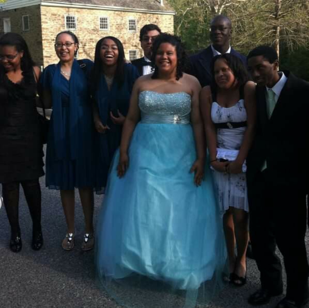 Mint Strapless David's Bridal Dress